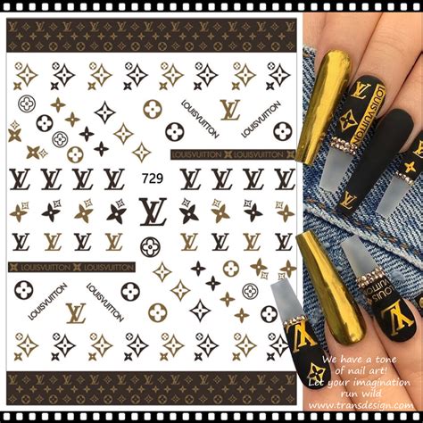 lv nail stickers|louis vuitton nail foil patterns.